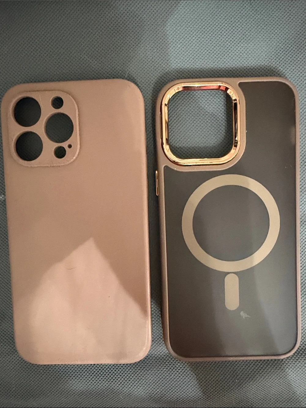 Brown & Translucent Cell phone case’s for IPhone 14 - set of 2